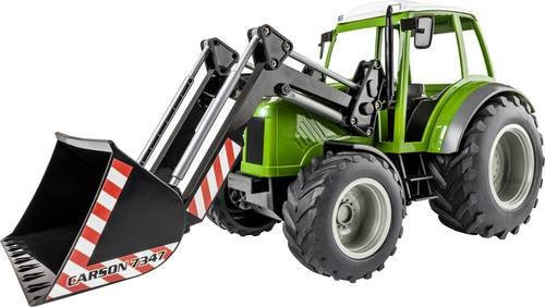 Carson Modellsport RC Traktor mit Frontlader Elektro Funktionsmodell im Maßstab 1:16 - Bild 1
