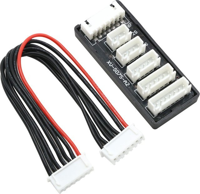 Mitoot Lithium-Batterie Balance Ladeplatine Adapter mit JST XH Anschluss für 2S-6S Li-Ion Packs in Schwarz - Bild 1