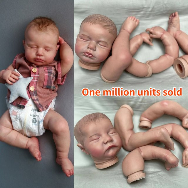 OtardDolls Loulou und Levi bebe gemalt oder unbemalt wieder geborene Kits, Puppe, mit Zubehör - Bild 1