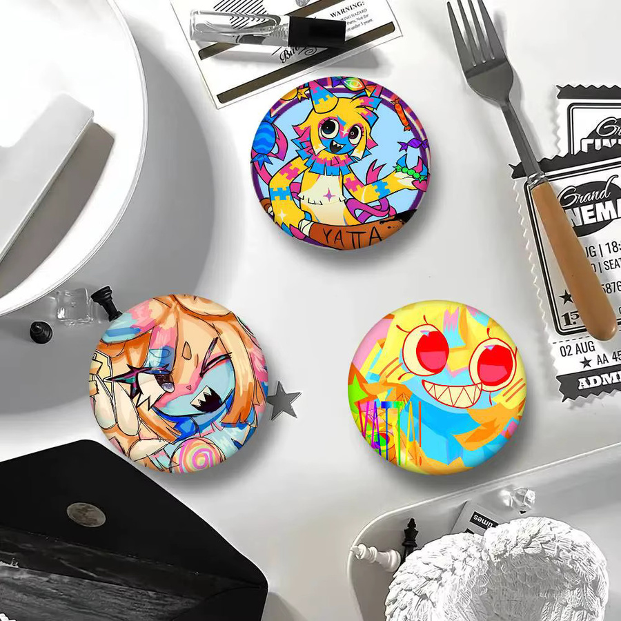 Y-Yatta Brosche, Anime Rundes Abzeichen, Anstecknadel - Bild 6