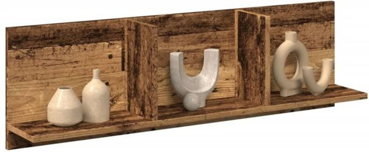 Vidaxl Wandschrank in Landhaus-Optik aus Holzwerkstoff, Braun, B/T/H: 100 x 16,5 x 30 cm - Bild 1