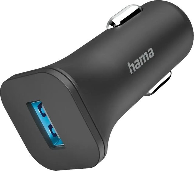 Hama Auto-Ladegerät USB-A 6 W Schwarz - Bild 1