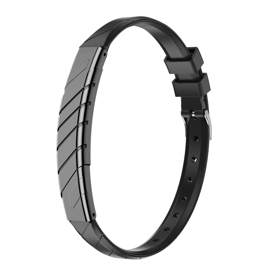 Paazomu Bildschirmloser Fitness-Tracker in Schwarz mit Herzfrequenz-, Schlaf- und Blutsauerstoffüberwachung sowie Schrittzähler für Damen und Herren - Bild 6