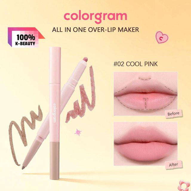 COLORGRAM All In One Oberlippen-Maker, Pfirsichton, Matt, Creme - Bild 1