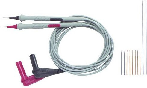 Pomona Electronics 6341 Prüfspitze 1903115 in Rot und Schwarz, 1 Set - Bild 1