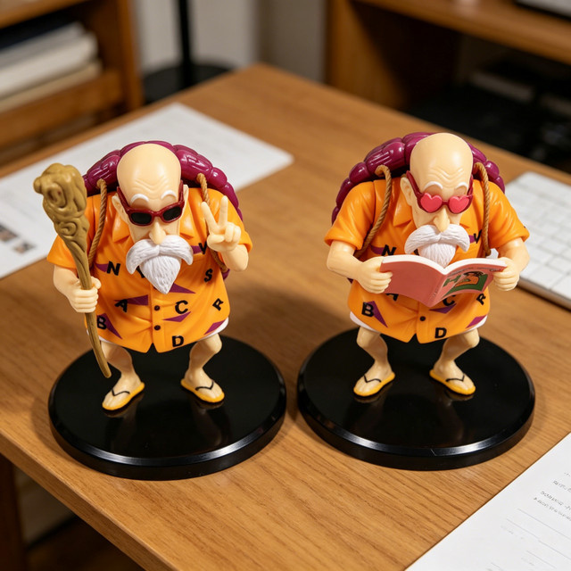 Bandai Dragon Ball Z Meister Roshi Actionfigur, Kunststoff, Bunt / Mehrfarbig - Bild 1