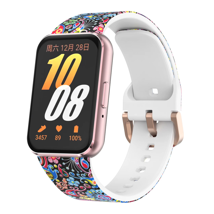 Uhrenarmband Silikon, Bunt, Unisex, Samsung Galaxy Fit 3 - Bild 2