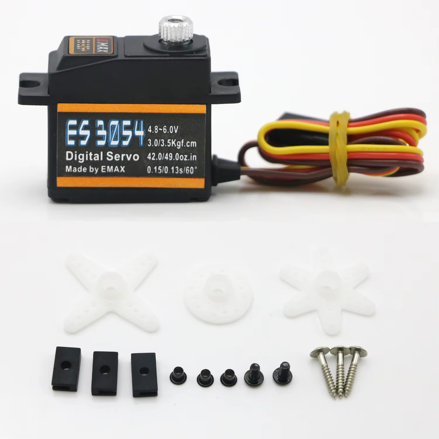 Emax ES3054 Digital Servo mit Metallgetriebe in Schwarz - Bild 3