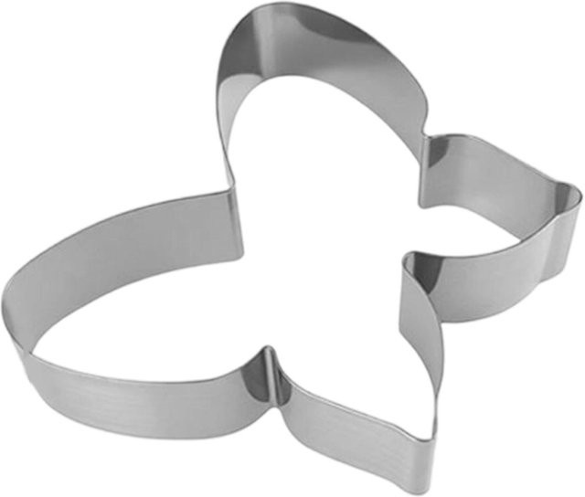 Spirit Dance Mousse-Ringe aus Edelstahl mit Schmetterlingsdesign in Silber - Bild 1