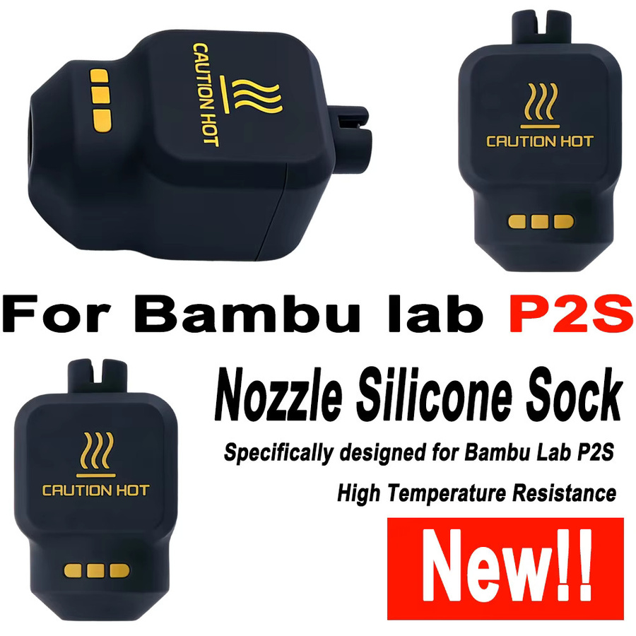 Bambu Lab Silikonsocke für P2S Düse als Hotend Schutzhülle in Schwarz - Bild 6