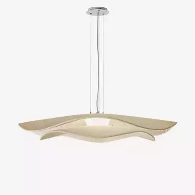 Bover Mediterrània II LED Pendelleuchte in Beige und Silber - Bild 1