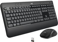 Logitech MK540 Advanced Wireless Tastatur-Maus-Set mit Handballenauflage, QWERTZ, Schwarz/Anthrazit - Bild 1