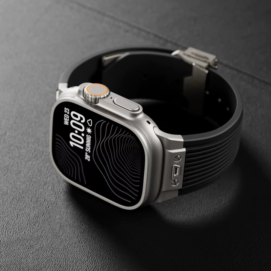 Soul Cool Uhrenarmband Silikon, Schwarz, Unisex - Bild 4