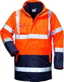 SAFESTYLE Warnparka Spencer Jacke in Gelb/Marine, Größe XL, nach EN ISO 20471 Klasse 3 - Bild 1