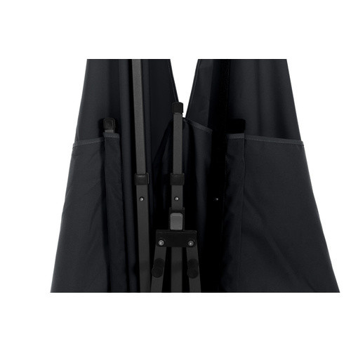 Siena Garden Ben Sichtschutz Paravent aus Polyester und Stahl in Anthrazit, B: 280 cm, H: 150 cm - Bild 4