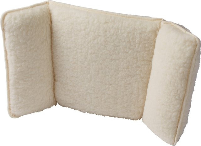 K&N Sesselkissen aus Schurwolle in Beige, rechteckig, Hygge-Design - Bild 1