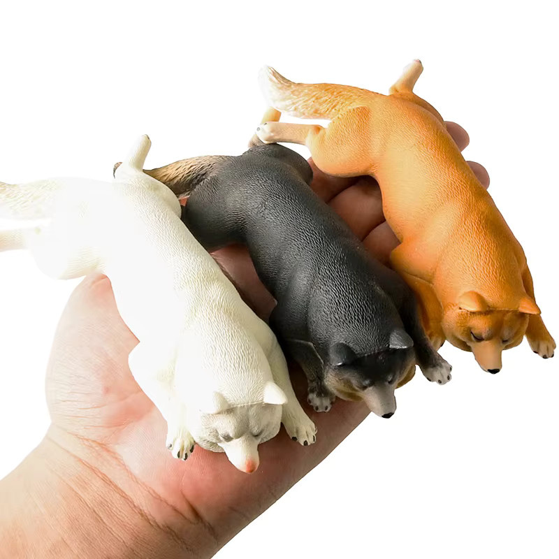 Oenux Japan Shiba Inu Haustier Tier Modell, Actionfiguren, Kunststoff - Bild 3