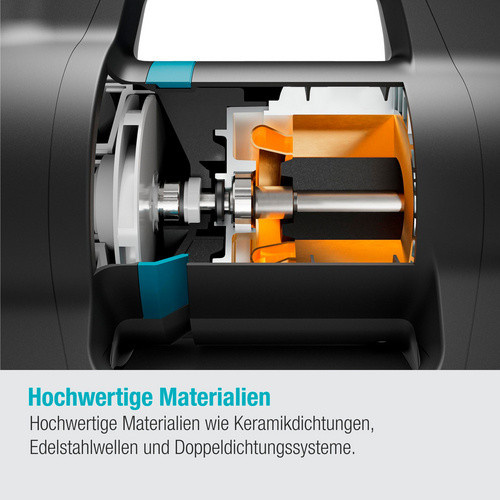 Gardena Hauswasserwerk 3900 Silent in Grau mit 3900 l/h und 21 l Fassungsvermögen - Bild 5