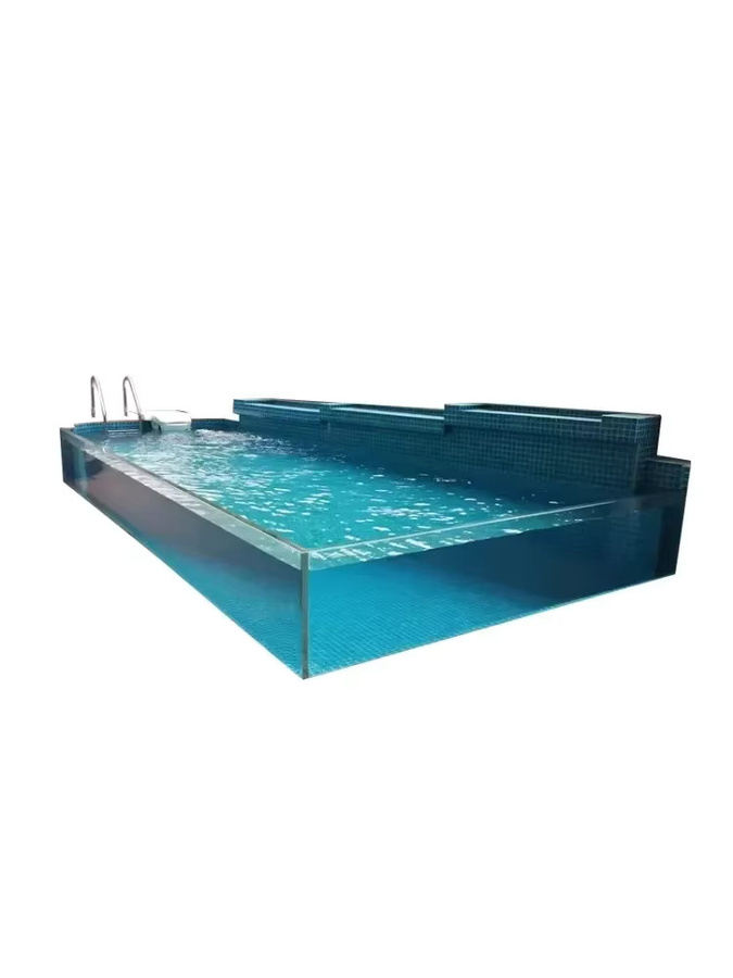 z forluxury Transparentes Acryl-Poolfenster aus klarem Kunststoff für Schwimmbadwände und Dachoberlichter, Rechteckig - Bild 4