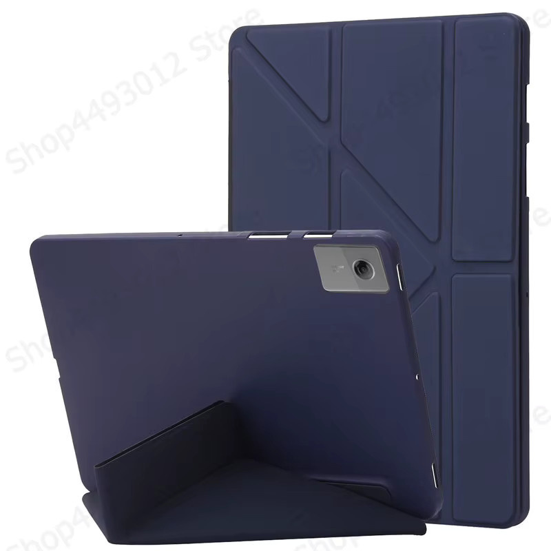 Smart Folio Schutzhülle aus weichem TPU für Lenovo Idea Tab 11 in Blau - Bild 1