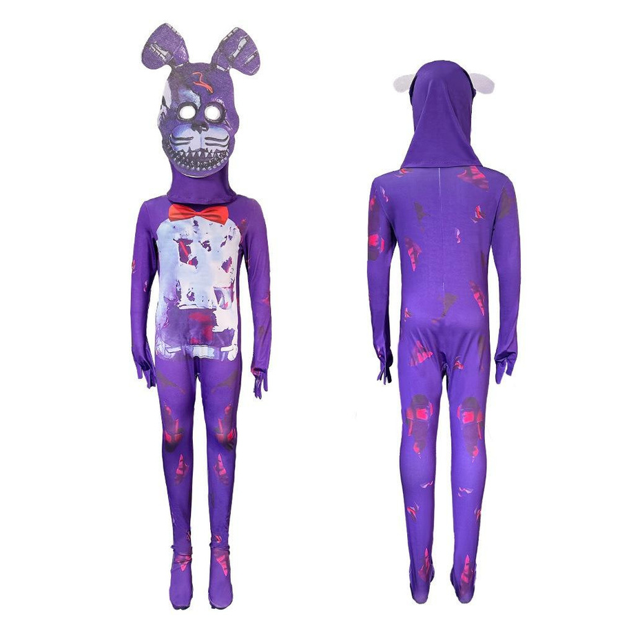 Five Nights at Freddy's Nightmare Bonnie Cosplay Overall Anime Karneval - Bild 2