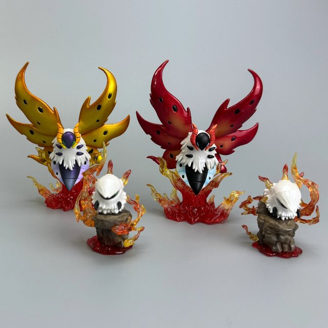 Bandai Pokémon Volcarona Larvesta Evolution Set, Anime Figuren, PVC Statue - Bild 1