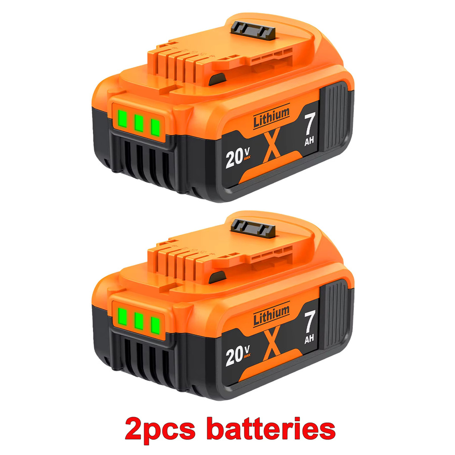 Bonacell DCB200 Ersatzakku für Dewalt 20 V Elektrowerkzeuge, 7000 mAh Li-Ion Akku in Grau und Orange - Bild 7