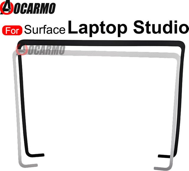 Microsoft Surface Laptop Studio Rückseite Abdeckung Schraube U-förmiger dekorativer Streifen Ersatzteil in Schwarz - Bild 1