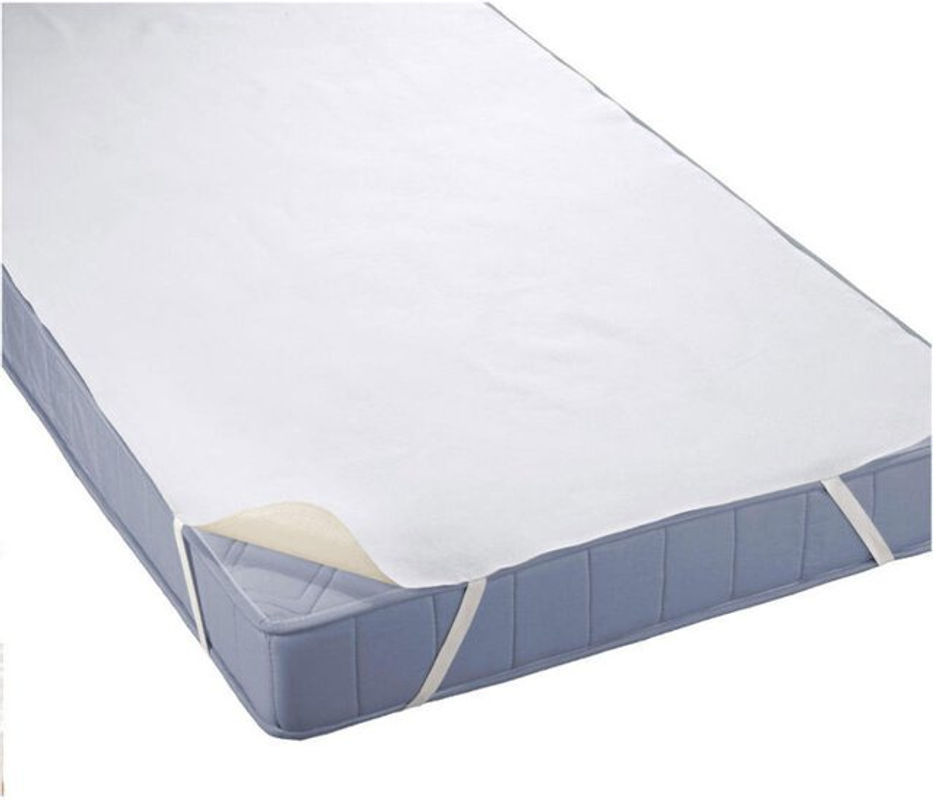 BIBERNA Molton-Matratzenauflage Sleep & Protect, wasserundurchlässig, Weiss, B: 90 cm, L: 200 cm - Bild 4