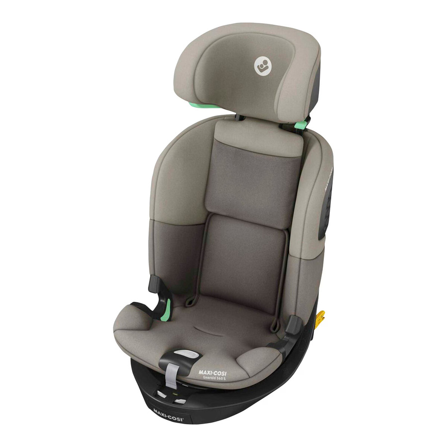 Maxi-Cosi Kindersitz Emerald 360 S mit Isofix-Basis, 360 Grad Drehsitz und i-Size Zertifizierung in Braun und Grau - Bild 2