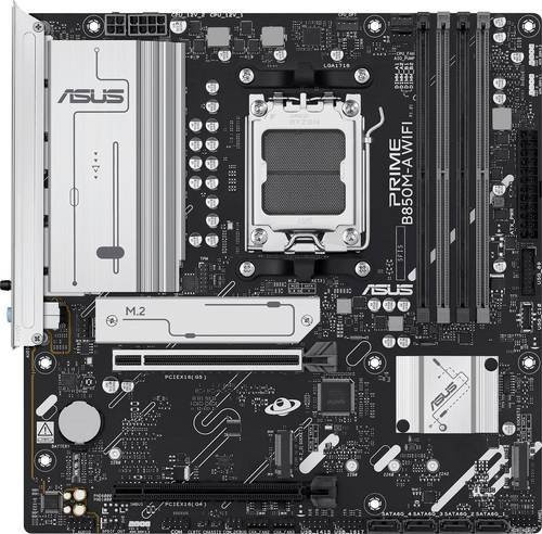 Asus PRIME B850M-A WIFI Mainboard micro ATX mit AMD AM5 Sockel, DDR5 Unterstützung, Wi-Fi und Ethernet in Schwarz - Bild 1