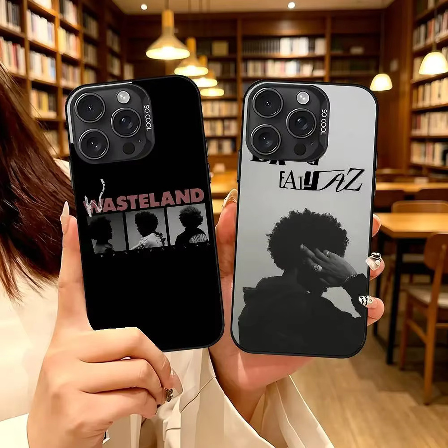 Singer B-Brent F-Faiyaz Stoßfeste Hülle für iPhone 11 bis 17 Pro Max in Silber - Bild 3
