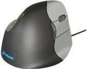 BakkerElkhuizen Evoluent Vertical Mouse 4 Ergonomische Vertikalmaus mit 6 Tasten in Grau/Silber via USB - Bild 1