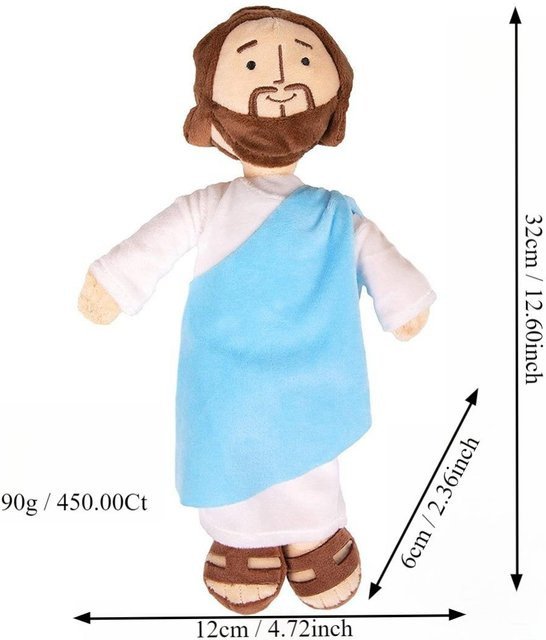 Wucifang Bags Arabische Jesus Plüschpuppe Maria Puppe, ab 14 Jahren - Bild 1
