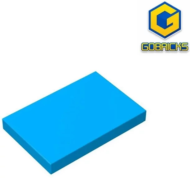 EKBricks EK-1039 Fliese 2 x 3, Blau, Zubehör - Bild 1