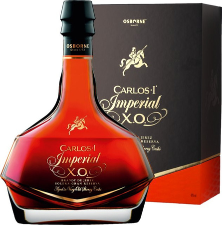 Osborne Carlos I Imperial X.O. Brandy de Jerez, Andalusien, 0,7 l, 40% Vol.