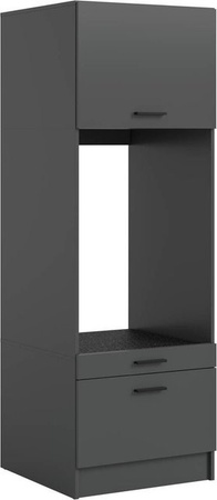 Waschmaschinenumbauschrank Free von xonox.home in Anthrazit Matt, B/H/T: 66 x 196 x 68 cm