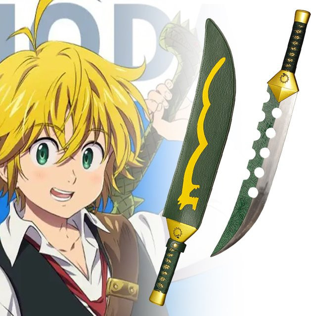 Bandai Seven Deadly Sins Meliodas Schwert Lost Bane Katana, Spielzeug - Bild 1