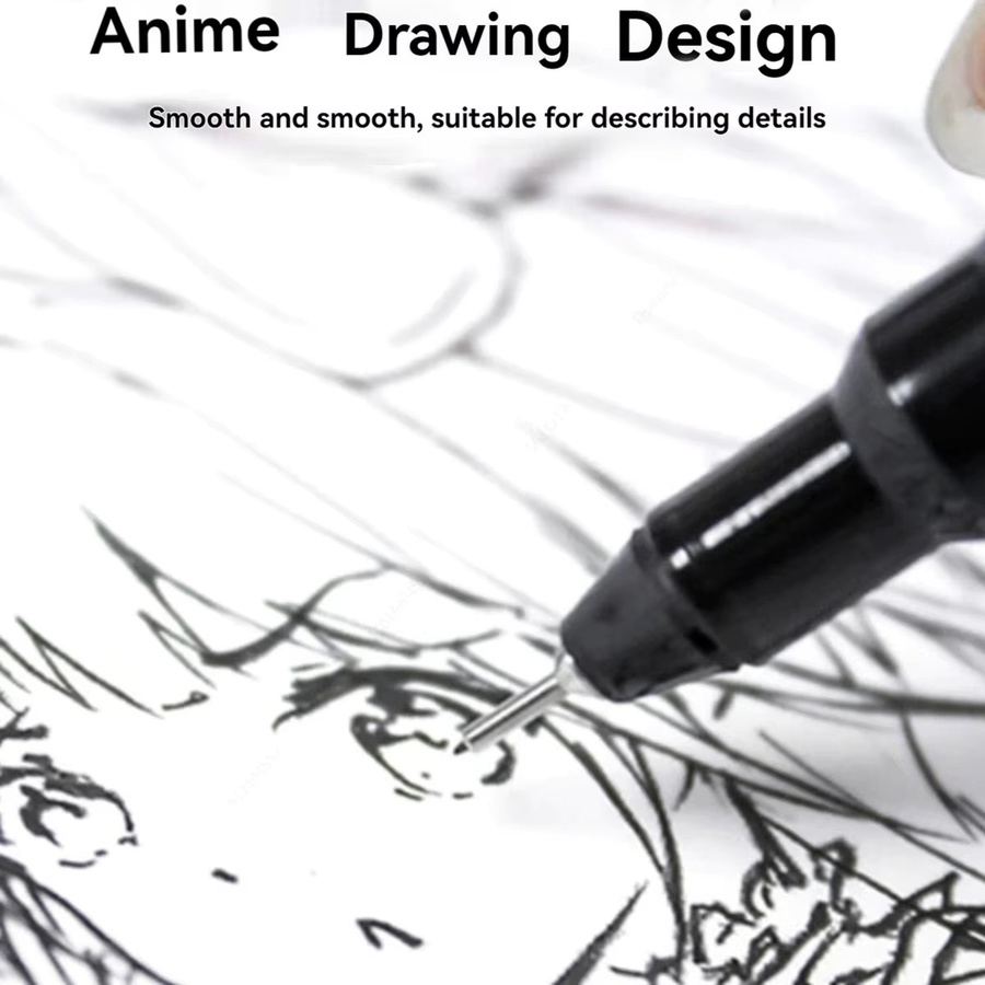 Augival Mikrostift-Fineliner Set mit farbiger Pigment-Tinte, 5 Stück Multiliner zum Skizzieren und Zeichnen - Bild 3