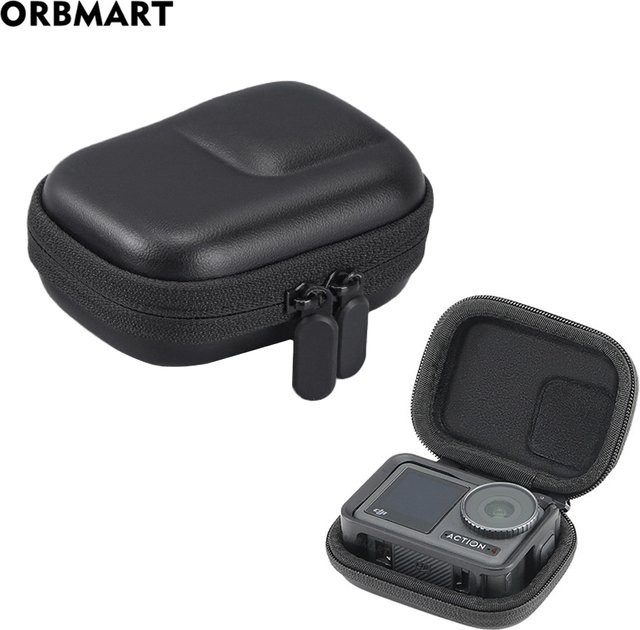 ORBMART Aufbewahrungstasche für GoPro Hero 13 12 11 10, DJI Action 5 Pro 4 und Insta360 Ace Pro in Schwarz - Bild 1