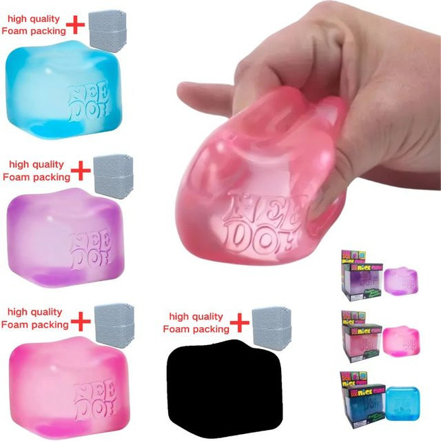 Schylling Nee Doh Nice Cube Schreibtisch-Sensorik-Fidget-Spielzeug zur Stressbewältigung und Konzentrationsförderung - Bild 1