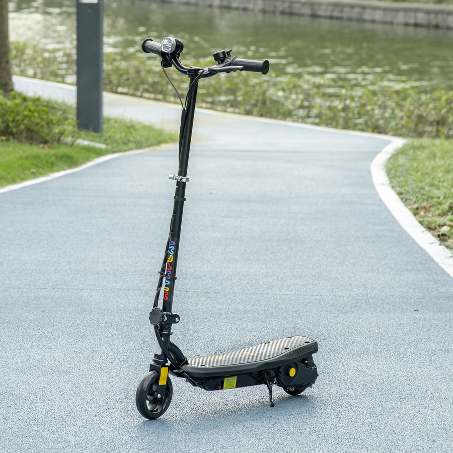 HOMCOM Elektrischer Tretroller, Schwarz, ab 7 Jahre - Bild 2