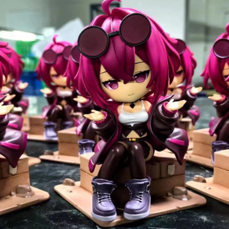 Yiran toy 1 Honkai Star Rail Kafka Chibi Sitzende Figur PVC Statue 13,5cm - Bild 2