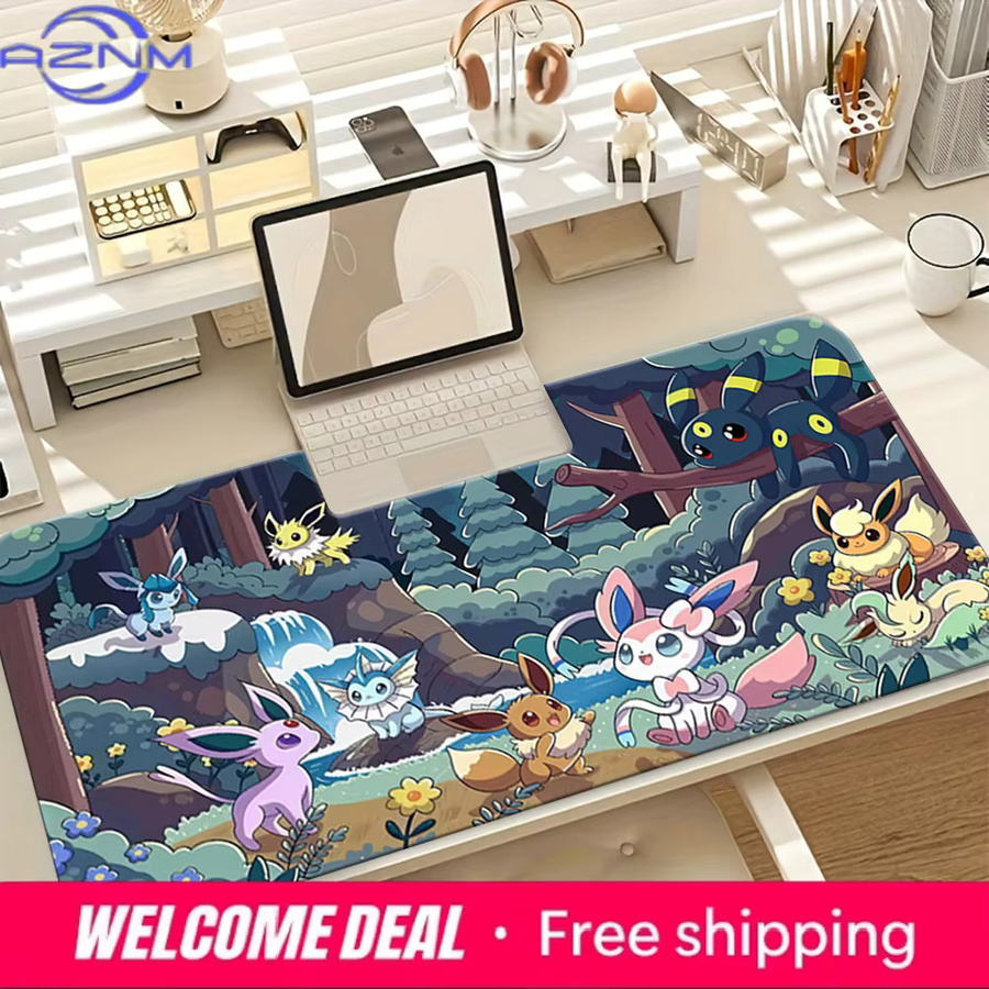Potdemiel Eeveelutions Moonlit Forest Pokémon Gaming-Mauspad, Mehrfarbig - Bild 3