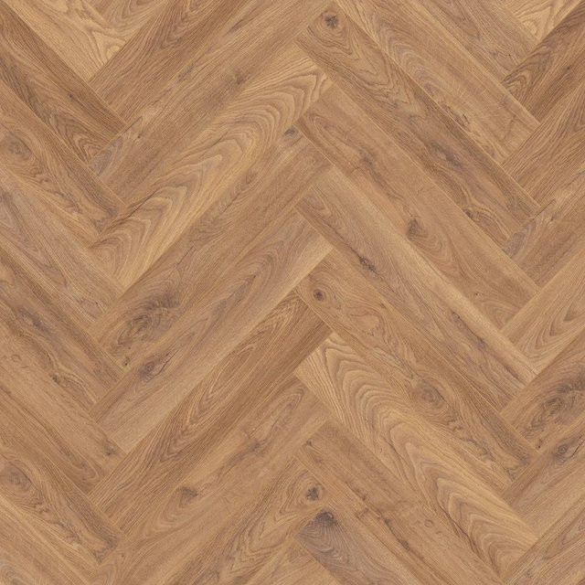 Kronoflooring Herringbone Laminat Firebrand Oak in Holzoptik, wasserfest, 8 mm Stärke - Bild 1