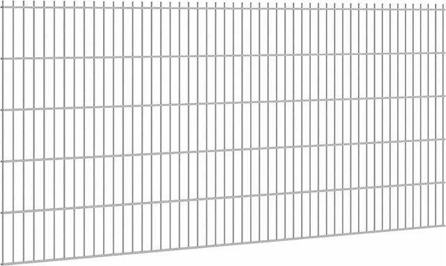 FLORAWORLD Doppelstabmatte aus Stahl in Silber, H x B: 103 x 251 cm - Bild 1