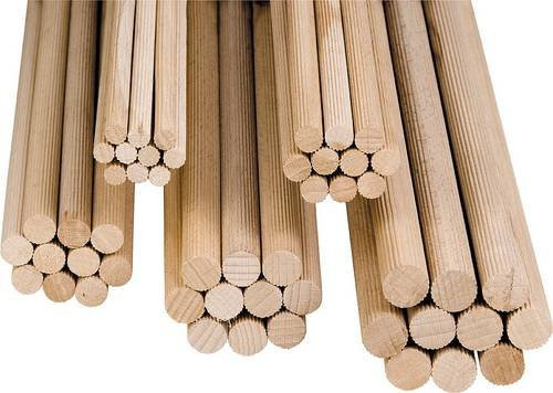 Kwb Holzdübel aus Buche, Länge: 100 cm, Durchmesser: 10 mm - Bild 1