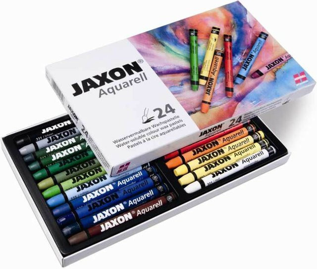 Jaxon Aquarellkreide Mehrfarbig aus Wachs, wasserlöslich - Bild 1