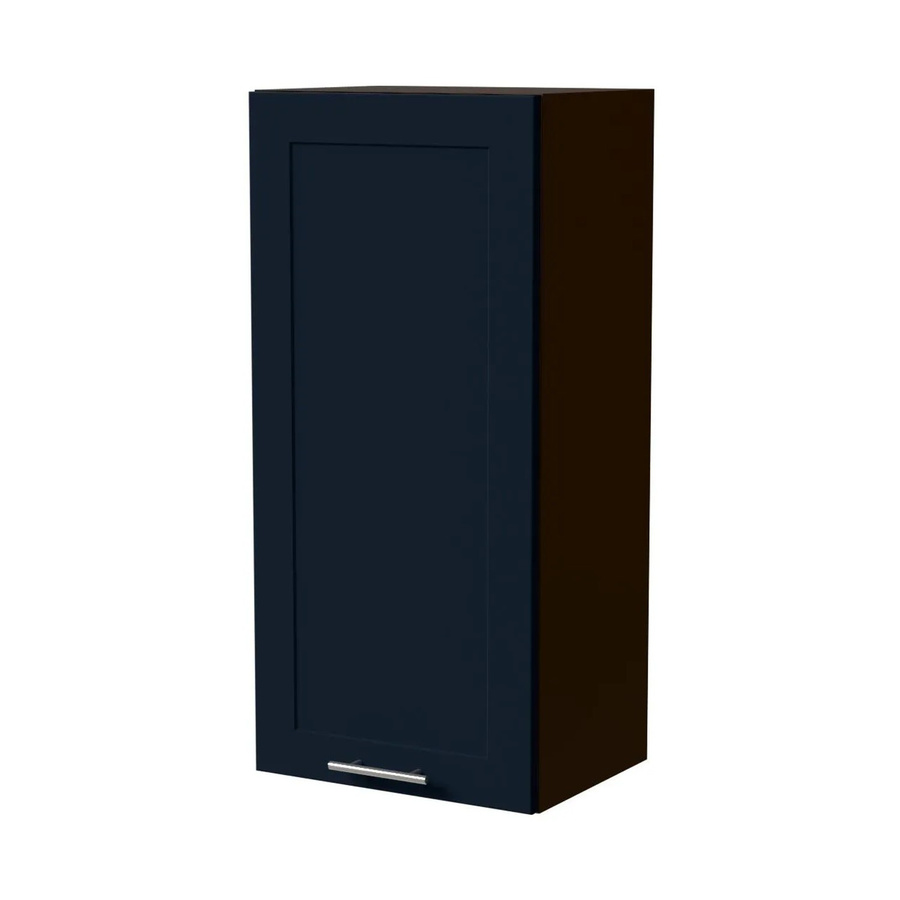 Feldmann-Wohnen Hängeschrank Oslo W4 Lava / Indigo Matt mit Rahmenoptik, B/T/H: 45 x 32,5 x 96 cm - Bild 2