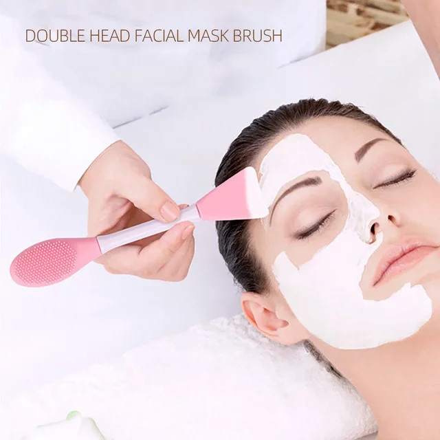 RUZOFO 2-in-1 Gesichtsreinigungs- und Maskenbürste aus Silikon, Unisex - Bild 1